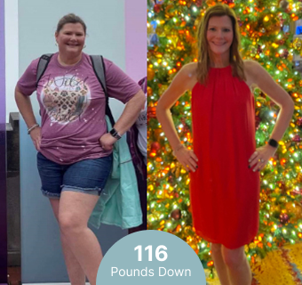 116 Pounds Down