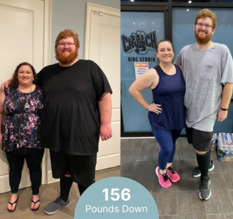 156 Pounds Down