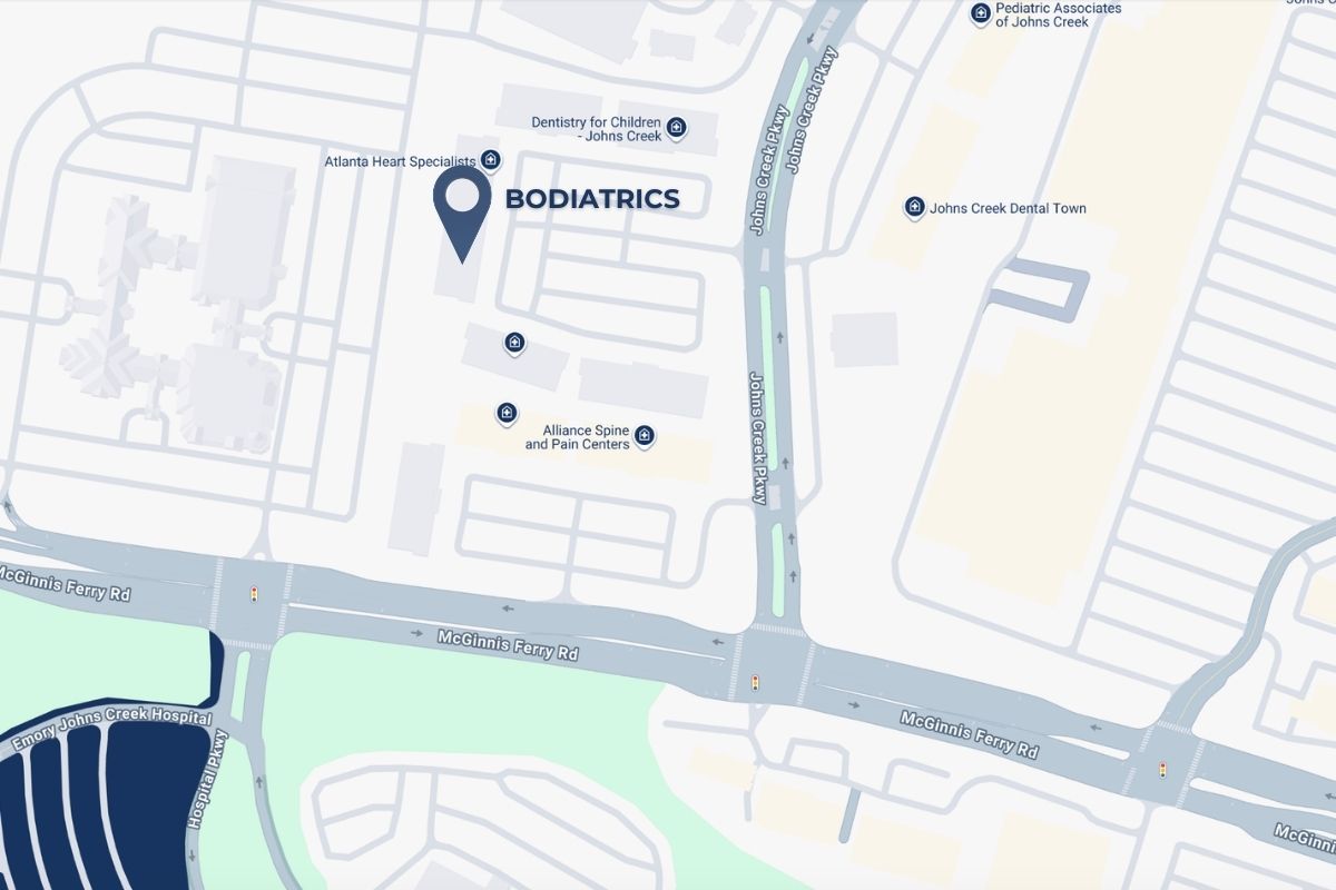 Bodiatrics Suwanee Location Map